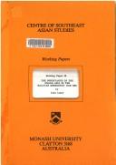 Cover of: Importance of Orang Asli in the Malayan Emerge (Working paper)
