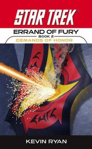 Cover of: Errand of Fury Book Two: Demands of Honor (Star Trek, The Original Series)