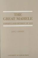 The Great Mahele by Jon J. Chinen