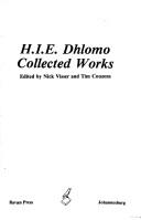 Cover of: H.I.E. Dhlomo collected works