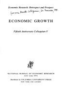 Economic growth by Fiftieth Anniversary Colloquium San Francisco 1970., William D. Nordhaus, James Tobin