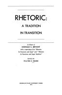 Cover of: Rhetoric: A Tradition in Transition