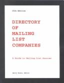 Directory of Mailing List Companies by Barry Klein