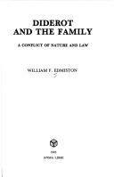 Cover of: Diderot and the family: a conflict of nature and law
