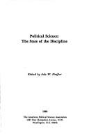 Cover of: Political science: the state of the discipline