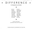 Cover of: Difference, on representation and sexuality