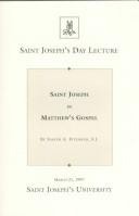 Cover of: Sor Juana Inés de la Cruz and Sor Marcela de San Félix: their devotion to St. Joseph as the antithesis of patriarchal authoritarianism : St. Joseph's lecture, March 21, 1996, Saint Joseph's University