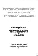 Cover of: Foreign language and international studies by Northeast Conference on the Teaching of Foreign Languages (1981), Thomas H. Geno, NORTHEAST CONFERENCE ON THE TEACHING OF, Helene Z. Loew, Northeast Conference on the Teaching of Foreign Languages (1981)