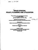 Cover of: Space station by AIAA/NASA Symposium on the Space Station (1983 Arlington, Va.)