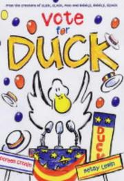 Vote for Duck (Click Clack Moo) by Doreen Cronin