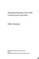 Cover of: Ukrainian futurism: a historical and critical study
