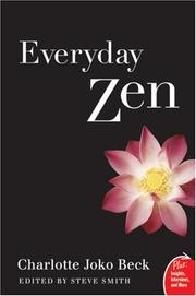 Cover of: Everyday Zen | Charlotte J. Beck