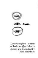 Poems by Federico Garia Lorca by Federico García Lorca