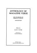 Cover of: Anthology of Magazine Verse and Yearbook of American Poetry by Alan F. Pater