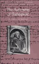Cover of: Authorship of Shakespeare