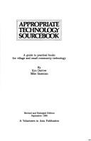 Cover of: Appropriate technology sourcebook | Ken Darrow