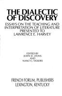 Cover of: Dialectic of Discovery | John D. Lyons