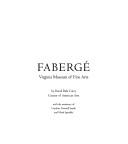 Cover of: Faberge: Virginia Museum of Fine Arts