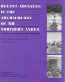 Cover of: Recent Advances in the Archaeology of the Northern Andes by Augusto Oyuela-Caycedo, J. Scott Raymond