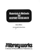 Cover of: Materials Methods Hist Res Lib