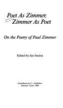 Cover of: Poet as Zimmer, Zimmer as poet by edited by Jan Susina.