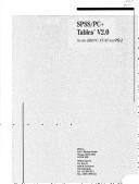 Cover of: SPSS/PC+ tables V2.0: for the IBM PC/XT/AT and PS/2.