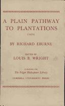Cover of: Plain Pathway to Plantations by Richard Eburne