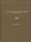 Cover of: Music Theory from Zarlino to Schenker: A Bibliography and Guide (Harmonologia)