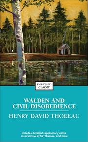 Cover of: Walden and Civil Disobedience (Enriched Classics) | Henry David Thoreau
