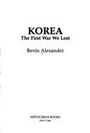 Cover of: Korea by Bevin Alexander