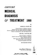 Cover of: Current medical diagnosis & treatment, 1980 | Marcus A Krupp