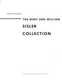 Cover of: The Mary and William Sisler collection
