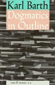 Cover of: Dogmatics in Outline by Karl Barth epistle to the Roman’s