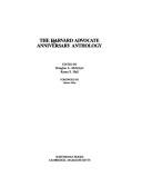 Cover of: The Harvard Advocate: Anniversary Anthology