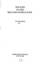 Cover of: Poland in the Second World War by Józef Garliński