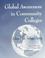 Cover of: Global awareness in community colleges