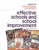 Cover of: Effective schools and school improvement: readings from Educational leadership