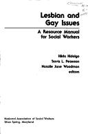 Cover of: Lesbian and gay issues: a resource manual for social workers