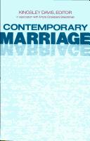 Cover of: Contemporary marriage: comparative perspectives on a changing institution