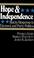 Cover of: Hope and independence
