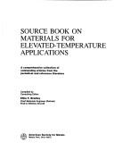 Cover of: Source Book on Materials for Elevated Temperature Applications | Amsme