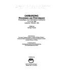 Cover of: Carburizing: Processing and Performance : Proceedings of an International Conference 12-14 July 1989 Lakewood, Colorado, USA