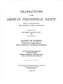 Cover of: Maurus of Salerno, twelfth-century optimus physicus, | Maurus