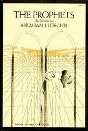 Cover of: The Prophets by Abraham Joshua Heschel