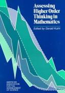 Cover of: Assessing Higher Order Thinking in Mathematics by Kulm, Gerald.