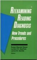 Cover of Reexamining reading diagnosis