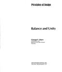 Cover of: Balance and unity