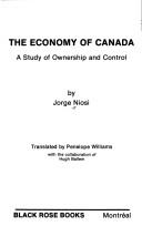 Cover of: Economy of Canada by Jorge Niosi, Jorge Niosi, Jorge Niosi