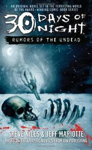 Cover of: Rumors of the Undead (30 Days of Night) by Steve Niles, Jeff Mariotte