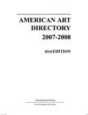 Cover of: American Art Directory 2007-2008 (American Art Directory)